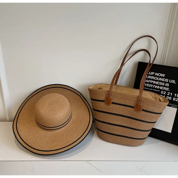 Women Straw Tote Bag Large Capacity Summer Shoulder Bag — feature 22