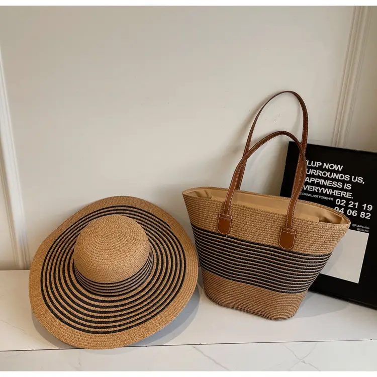 Women Straw Tote Bag Large Capacity Summer Shoulder Bag — feature 23