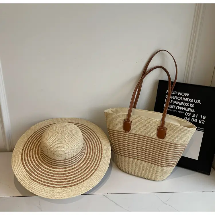 Women Straw Tote Bag Large Capacity Summer Shoulder Bag — feature 24