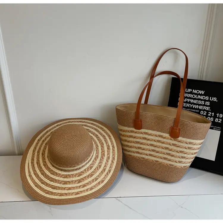 Women Straw Tote Bag Large Capacity Summer Shoulder Bag — feature 25