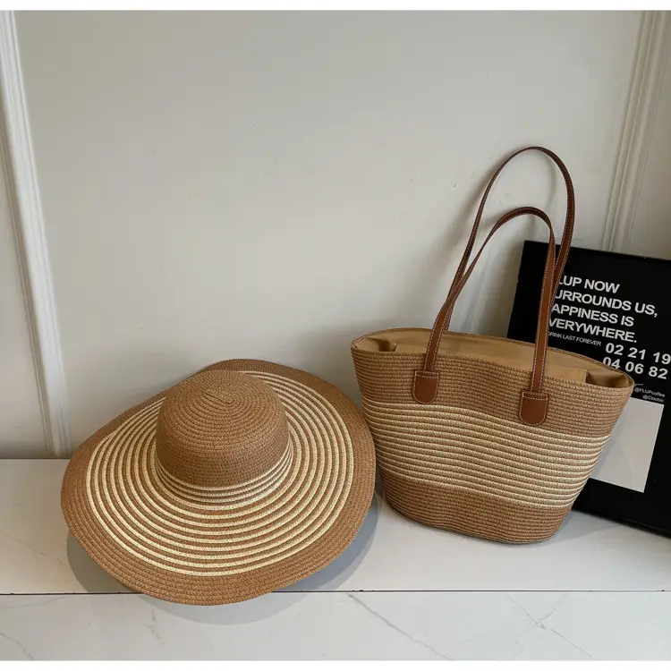 Women Straw Tote Bag Large Capacity Summer Shoulder Bag — feature 26