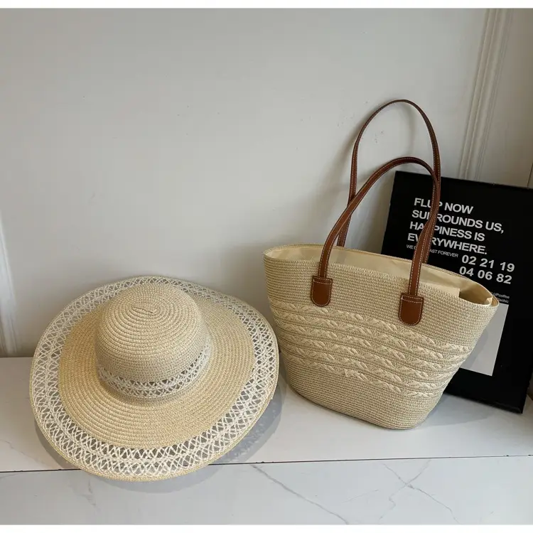 Women Straw Tote Bag Large Capacity Summer Shoulder Bag — feature 27