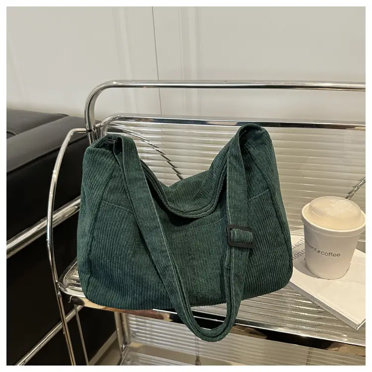 Beige Crossbody Tote Bag Large Capacity Lazy Style — feature 26