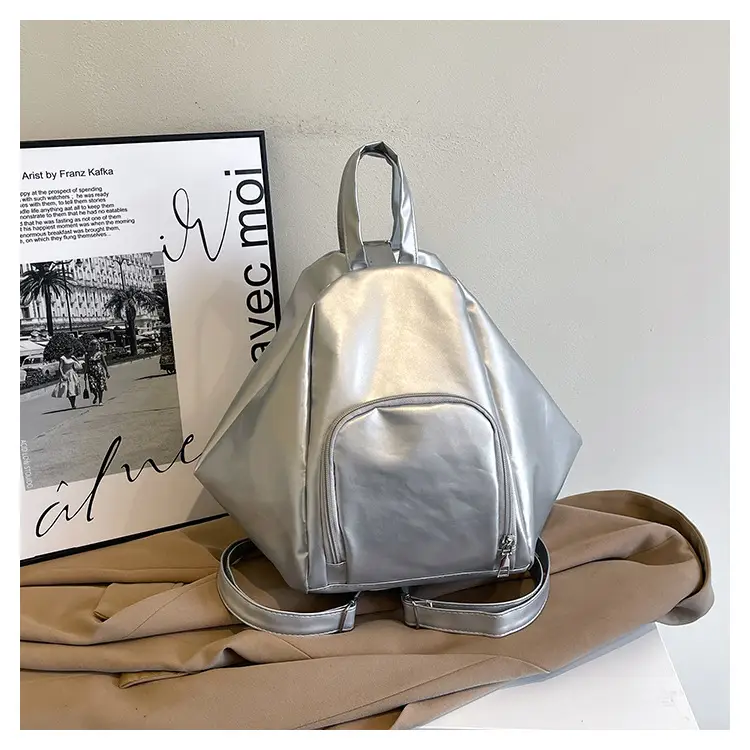 Silver College Student Backpack 2025 Daily Commute — feature 23