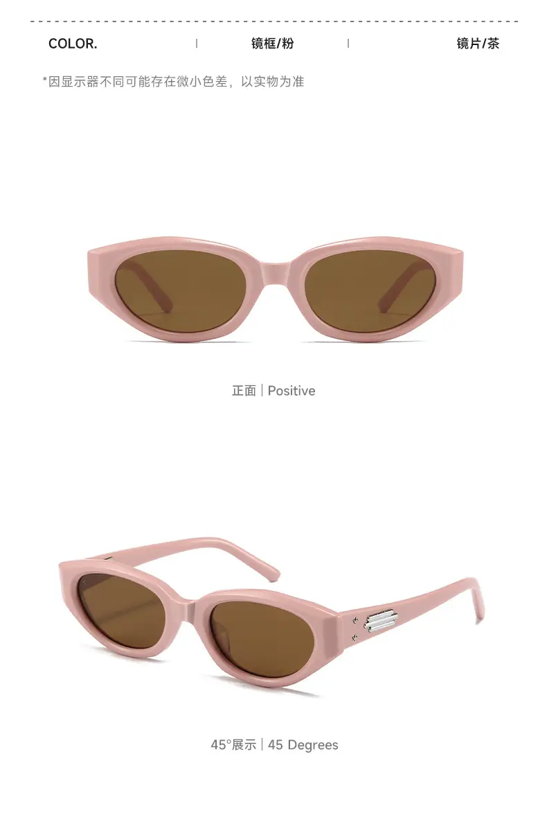 Jennie Fishtail Acetate Sunglasses White Black — feature 12