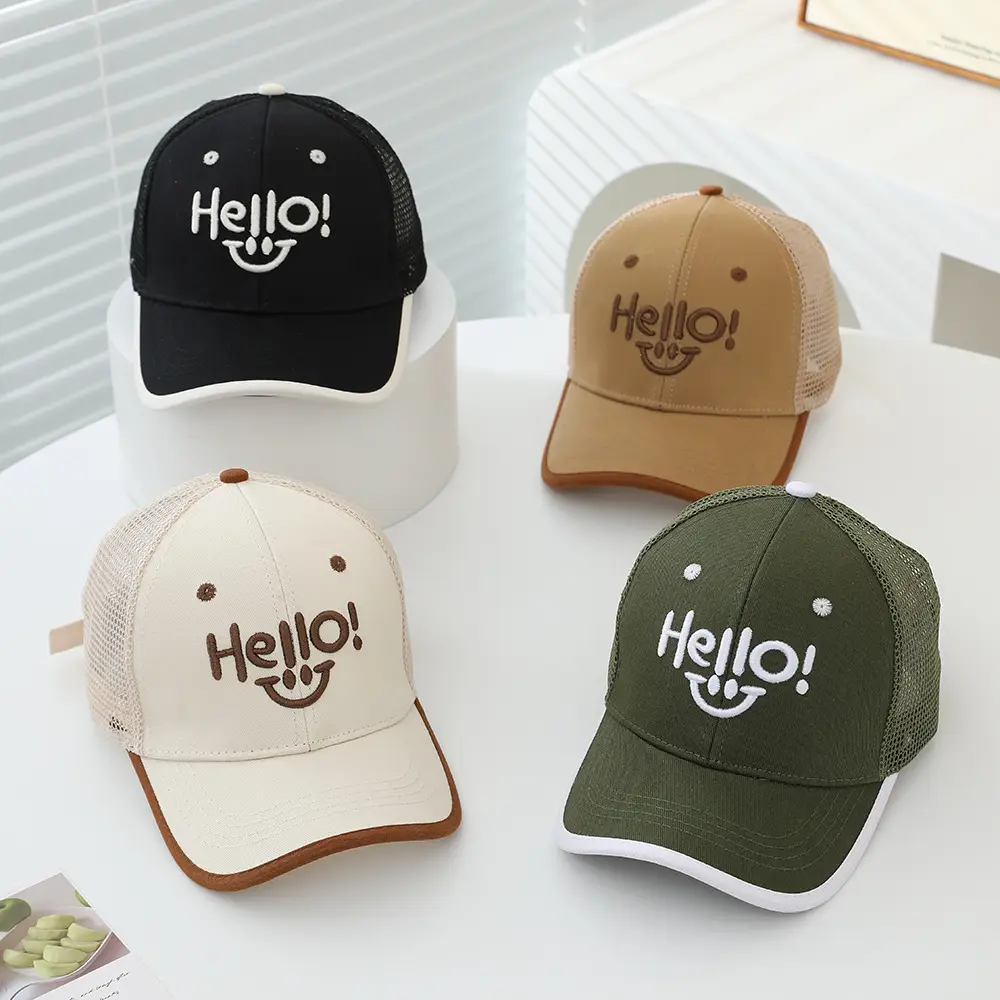 Hello! Cotton Baseball Cap for Boys Girls Spring Autumn β feature 1