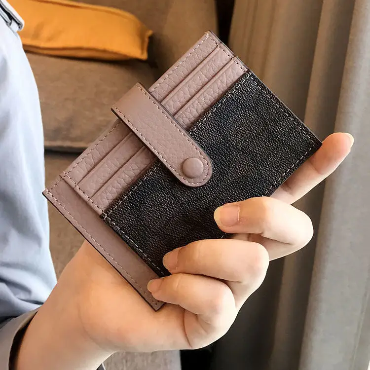 2025 New Small Card Holder for Women, Exquisite and Compact Driver's License Card Wallet, Genuine Leather Texture, Ultra-Thin Card Holder