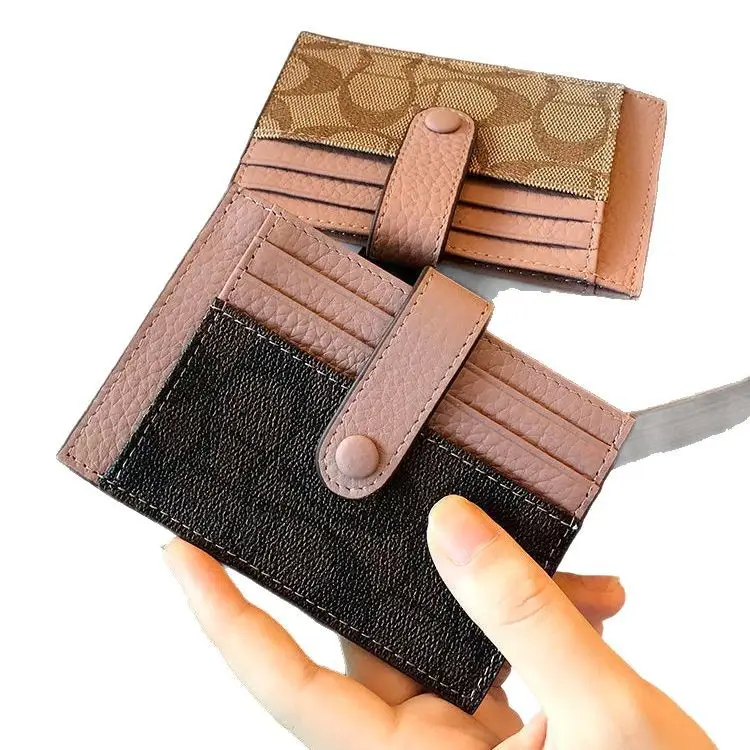 2025 New Small Card Holder for Women, Exquisite and Compact Driver's License Card Wallet, Genuine Leather Texture, Ultra-Thin Card Holder