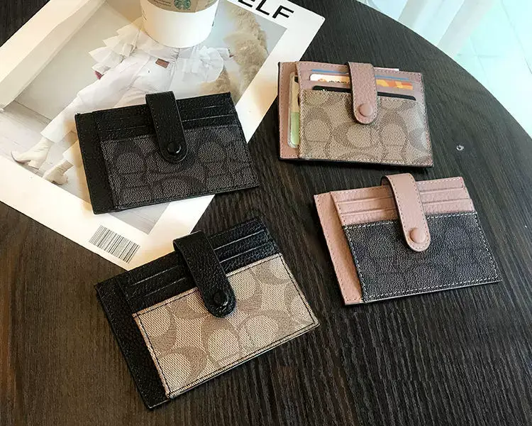 2025 New Small Card Holder for Women, Exquisite and Compact Driver's License Card Wallet, Genuine Leather Texture, Ultra-Thin Card Holder — feature 1