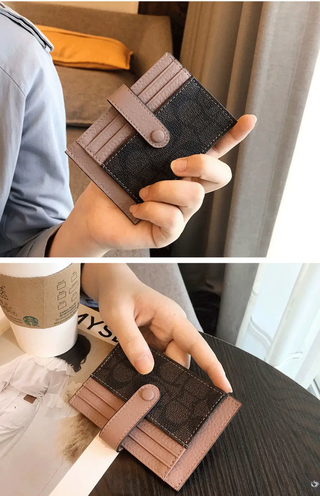 2025 New Small Card Holder for Women, Exquisite and Compact Driver's License Card Wallet, Genuine Leather Texture, Ultra-Thin Card Holder — feature 12