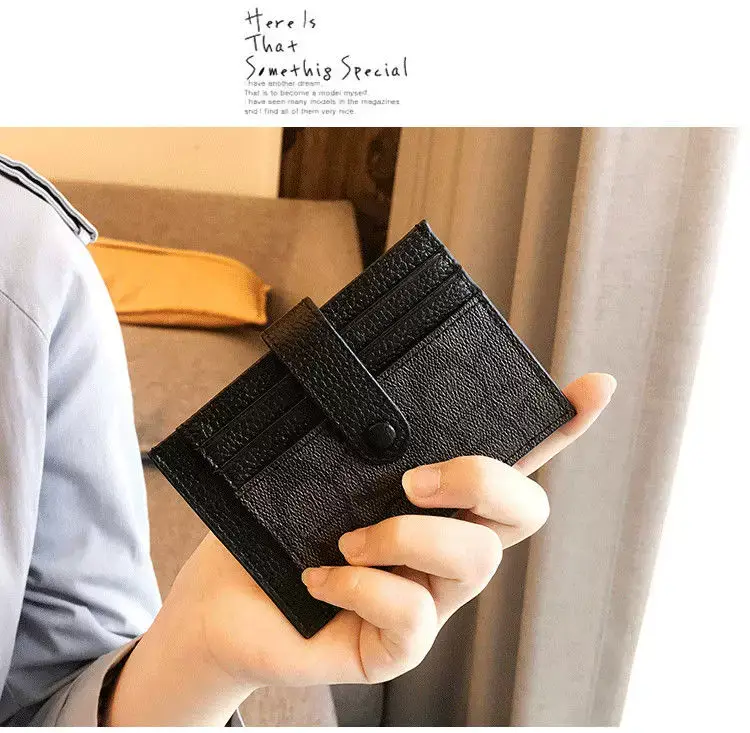 2025 New Small Card Holder for Women, Exquisite and Compact Driver's License Card Wallet, Genuine Leather Texture, Ultra-Thin Card Holder — feature 17