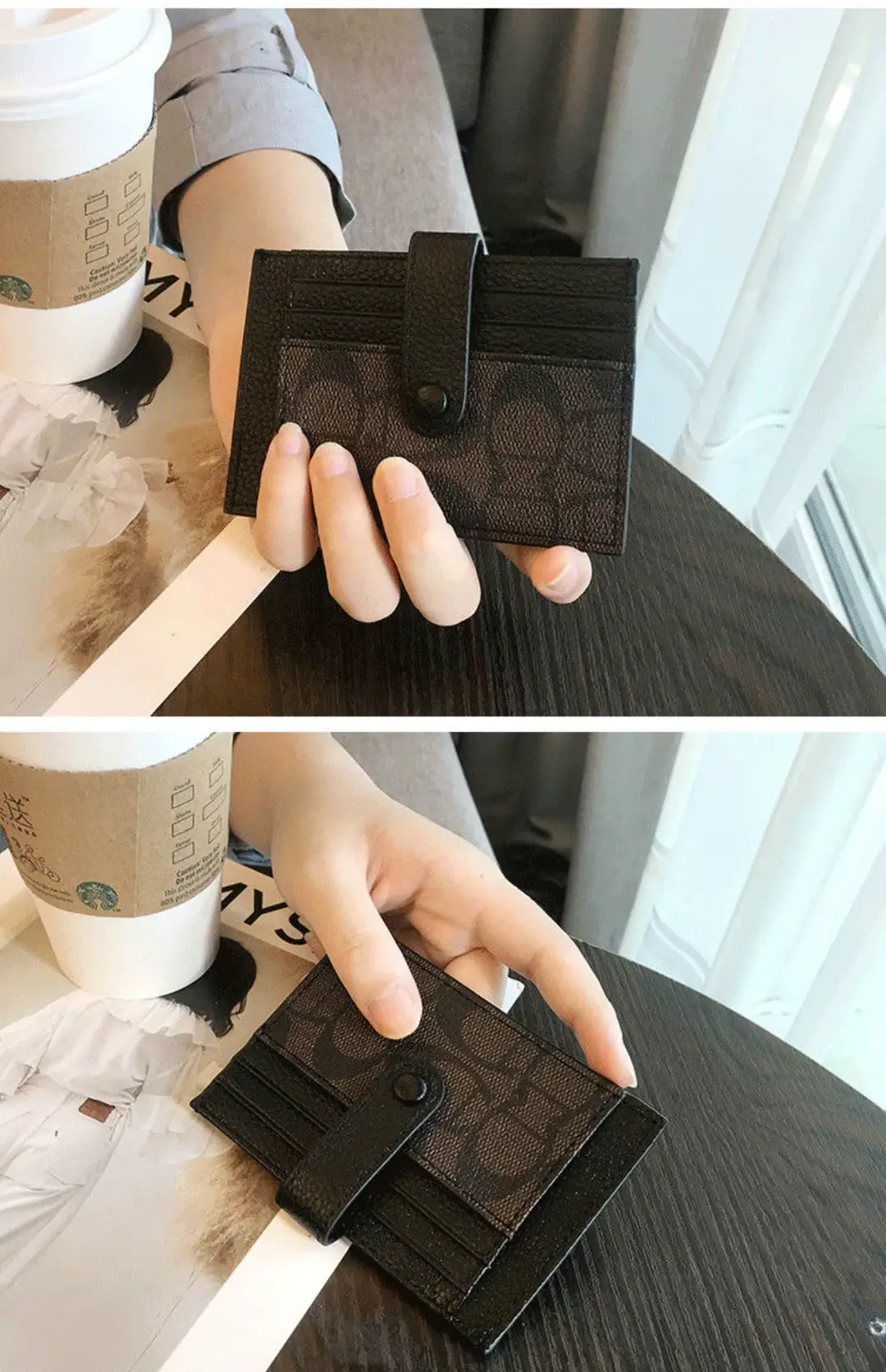 2025 New Small Card Holder for Women, Exquisite and Compact Driver's License Card Wallet, Genuine Leather Texture, Ultra-Thin Card Holder — feature 18
