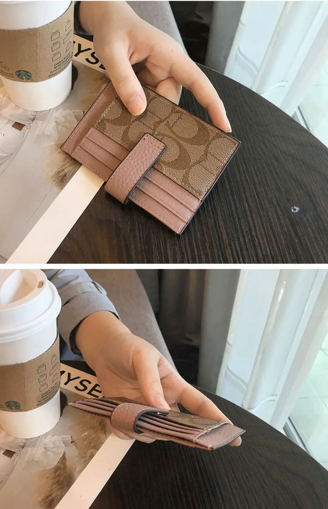 2025 New Small Card Holder for Women, Exquisite and Compact Driver's License Card Wallet, Genuine Leather Texture, Ultra-Thin Card Holder — feature 7