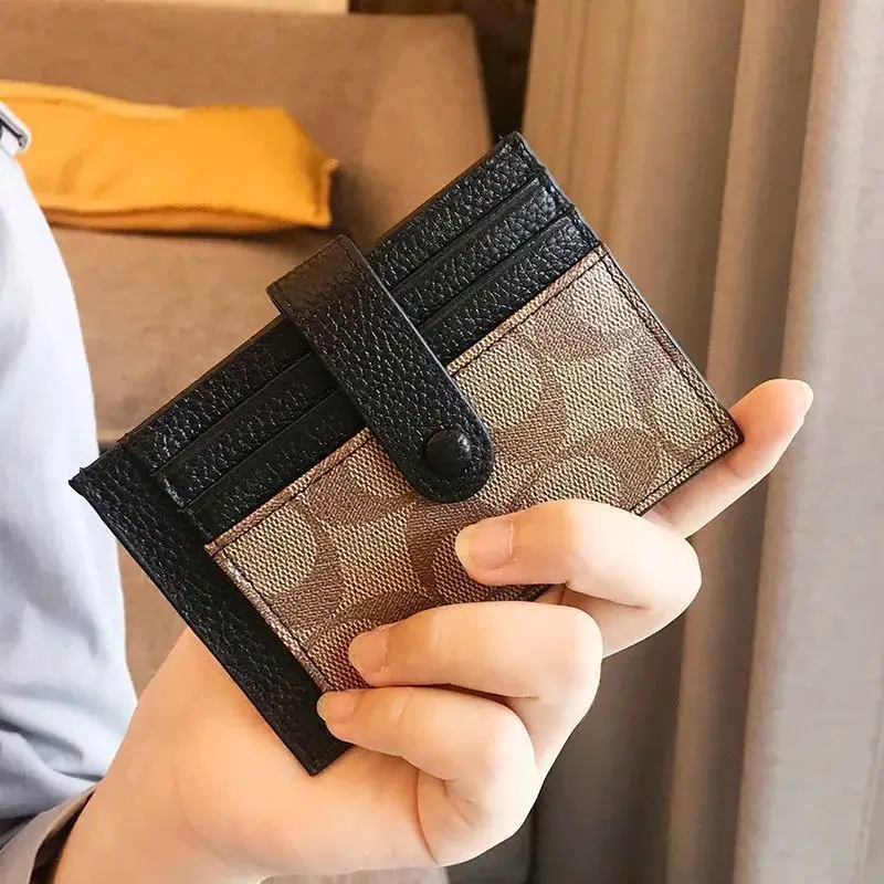 2025 New Small Card Holder for Women, Exquisite and Compact Driver's License Card Wallet, Genuine Leather Texture, Ultra-Thin Card Holder