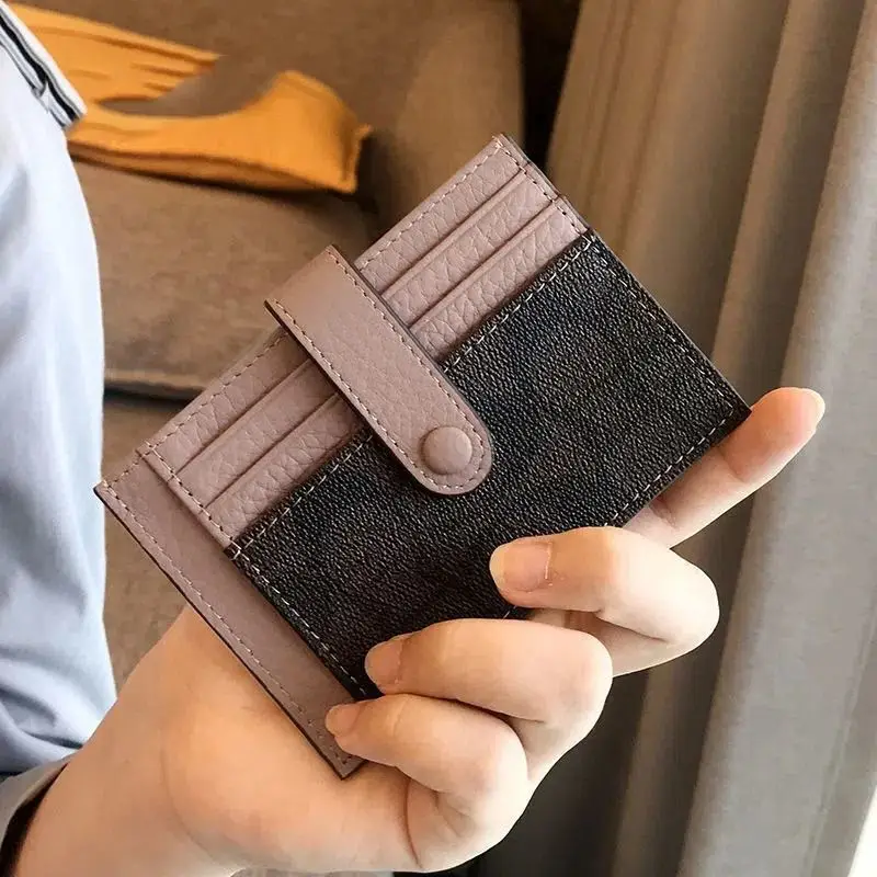 2025 New Small Card Holder for Women, Exquisite and Compact Driver's License Card Wallet, Genuine Leather Texture, Ultra-Thin Card Holder