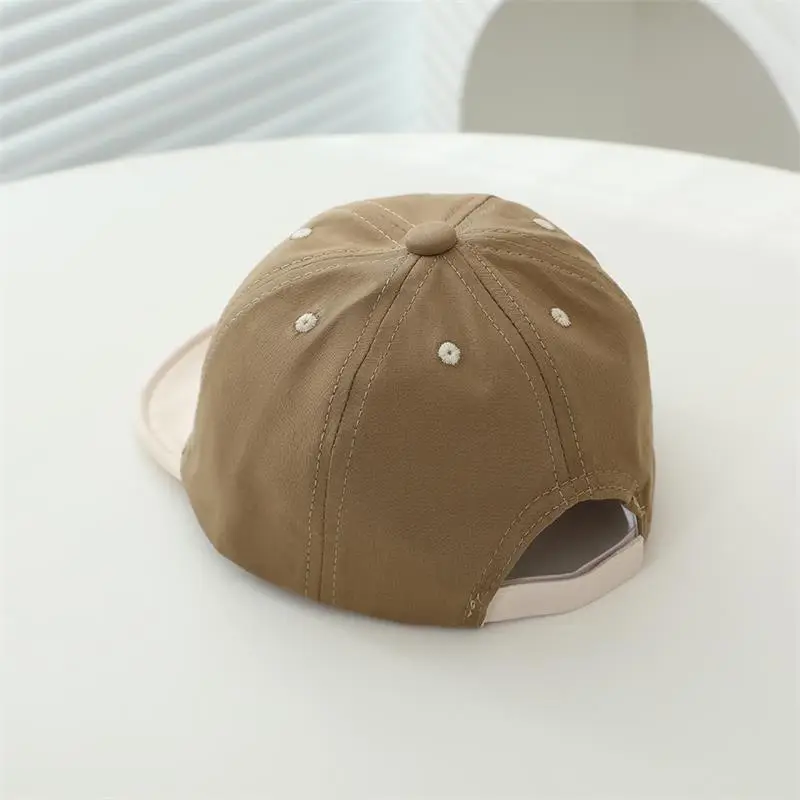 Boston Print Infant Cap Black Beige Quick-Drying — feature 13