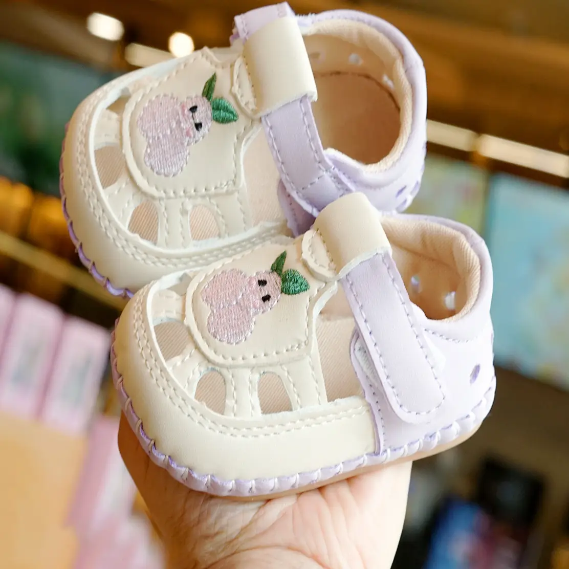 Baby Shoes Soft Sole Non-Slip Summer New Sandals 0-1 Yrs