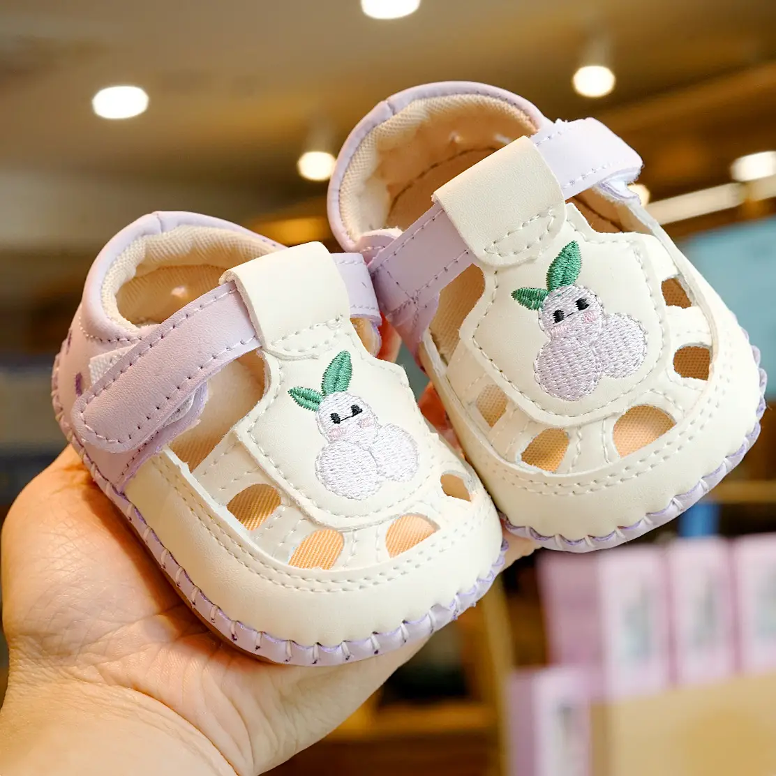 Baby Shoes Soft Sole Non-Slip Summer New Sandals 0-1 Yrs