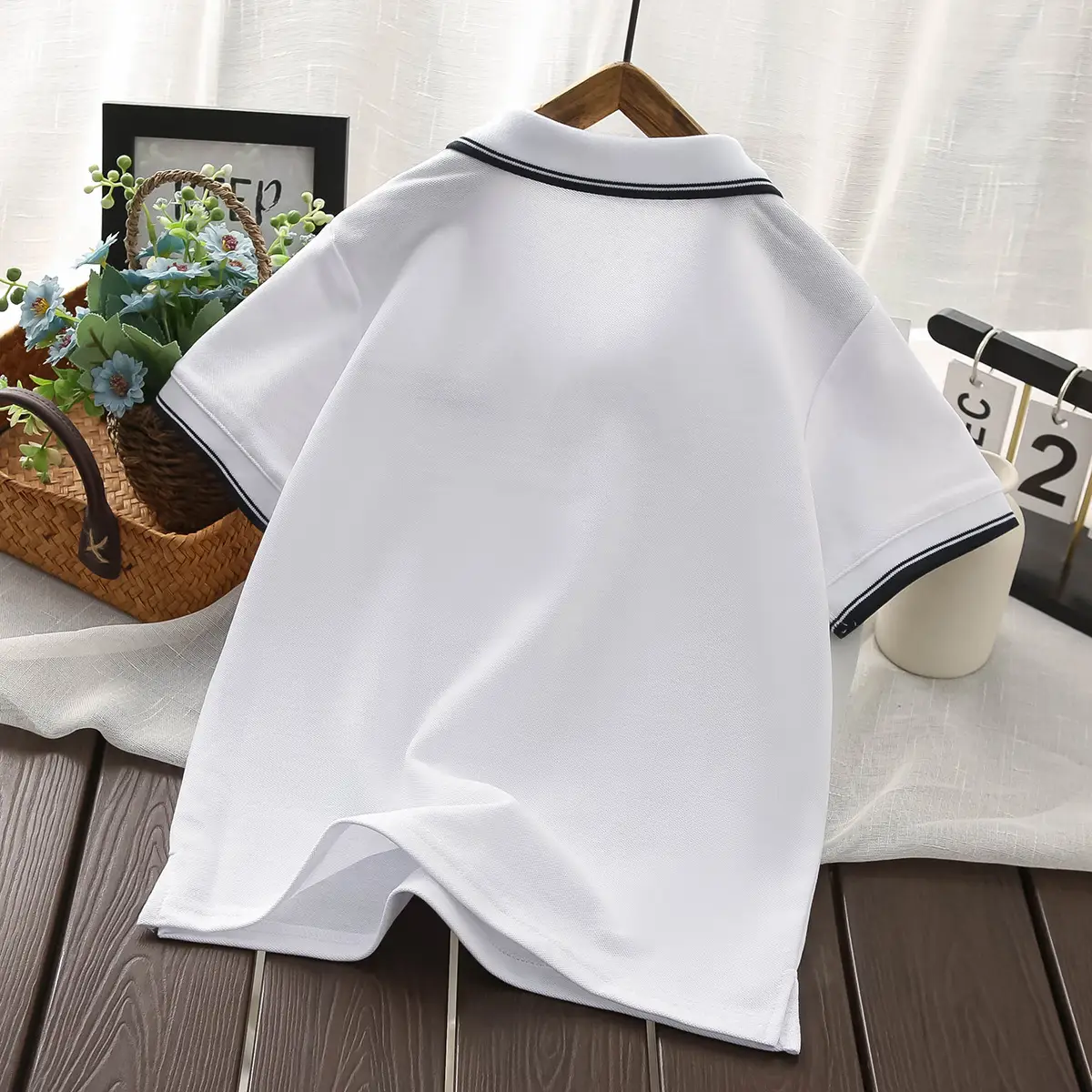 Boys Green Polo Shirt 2025 Summer New Kidsren — feature 7