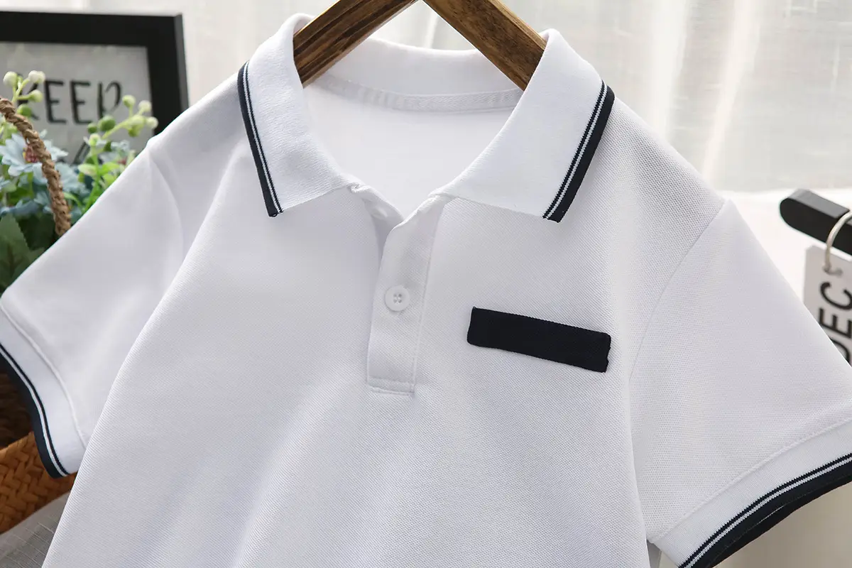 Boys Green Polo Shirt 2025 Summer New Kidsren — feature 8