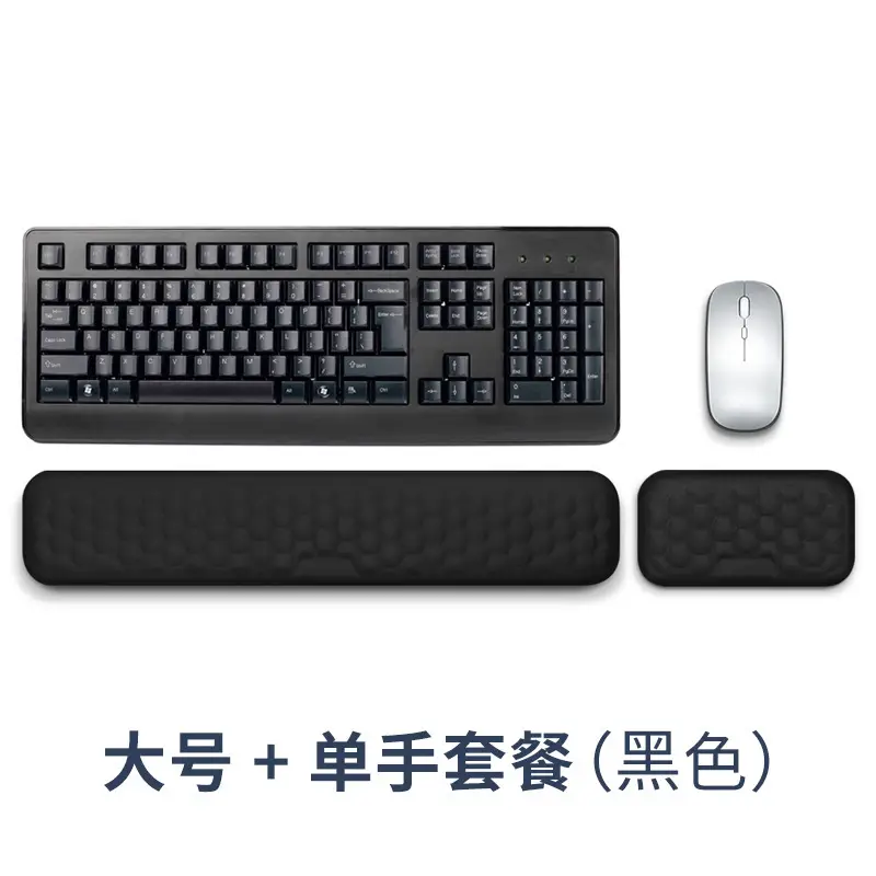 Memory Foam Mouse Pad with Acupressure Design Grey