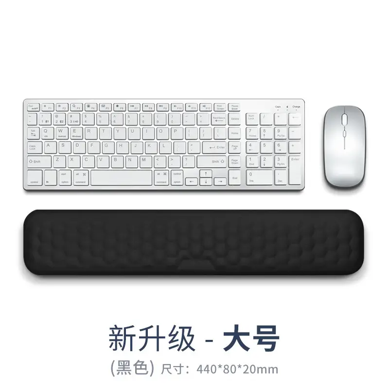 Memory Foam Mouse Pad with Acupressure Design Grey