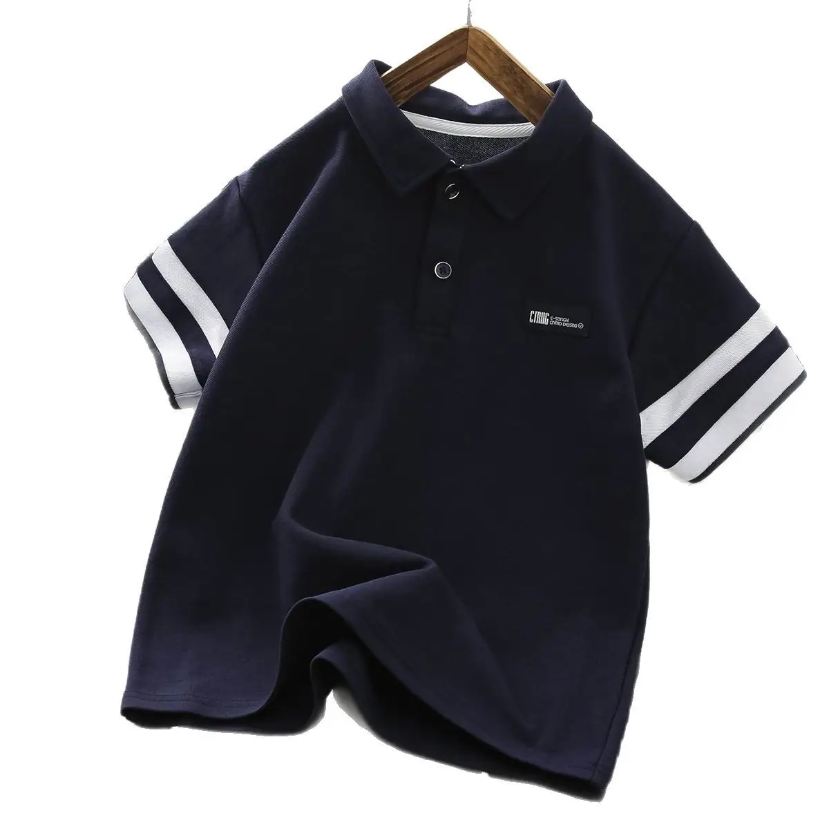 Boys Navy Polo Shirt 2025 Summer New Style - Image 8