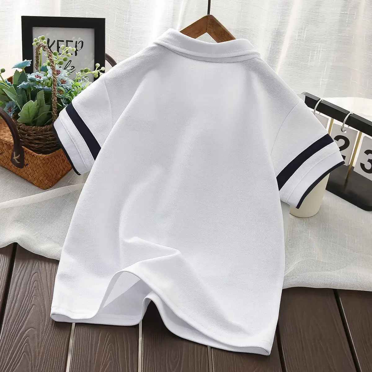 Boys Navy Polo Shirt 2025 Summer New Style — feature 6