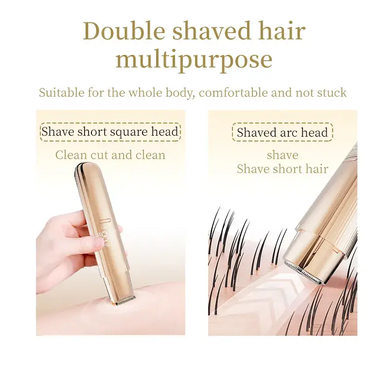 Rechargeable Electric Hair Removal for Women Private Parts Double Head Shaver - Image 11