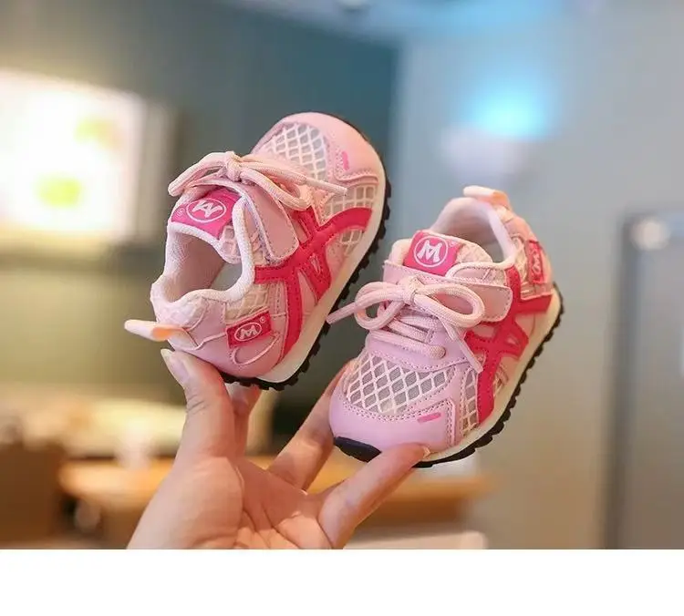 Baby Shoes Mesh Breathable Baby Toddler Shoes 2025 Summer New Women's Treasure Machine Shoes 1-3 Years Old Men's Treasure Shoes — feature 1