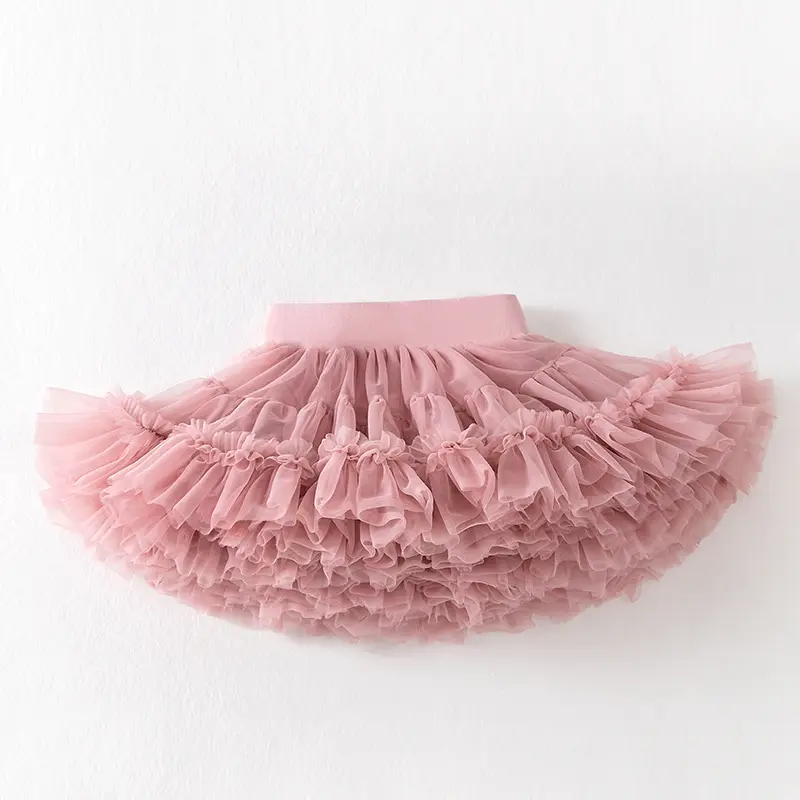 Princess Pink Ruffled Skirt for Girls One Year — feature 13