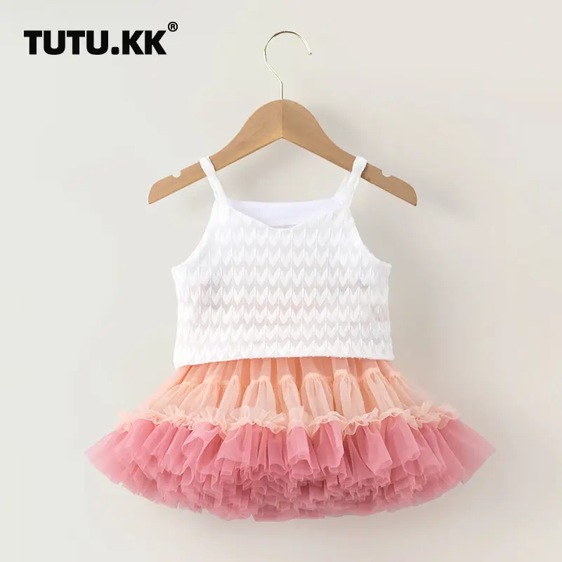 Princess Pink Ruffled Skirt for Girls One Year — feature 4