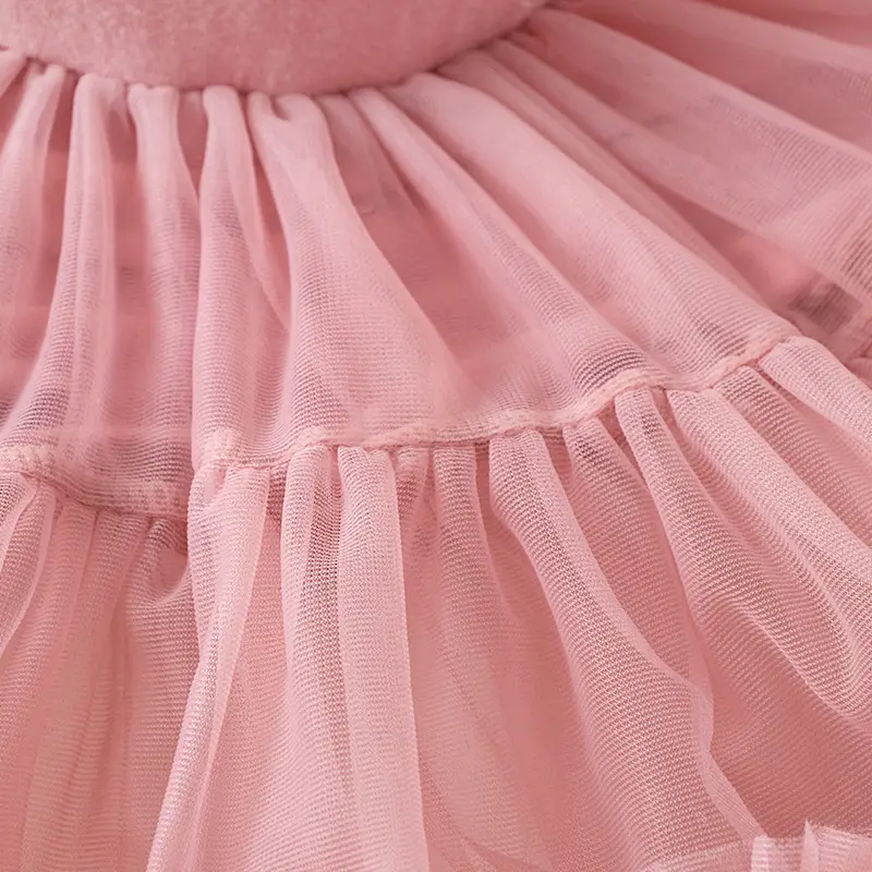 Princess Pink Ruffled Skirt for Girls One Year — feature 7