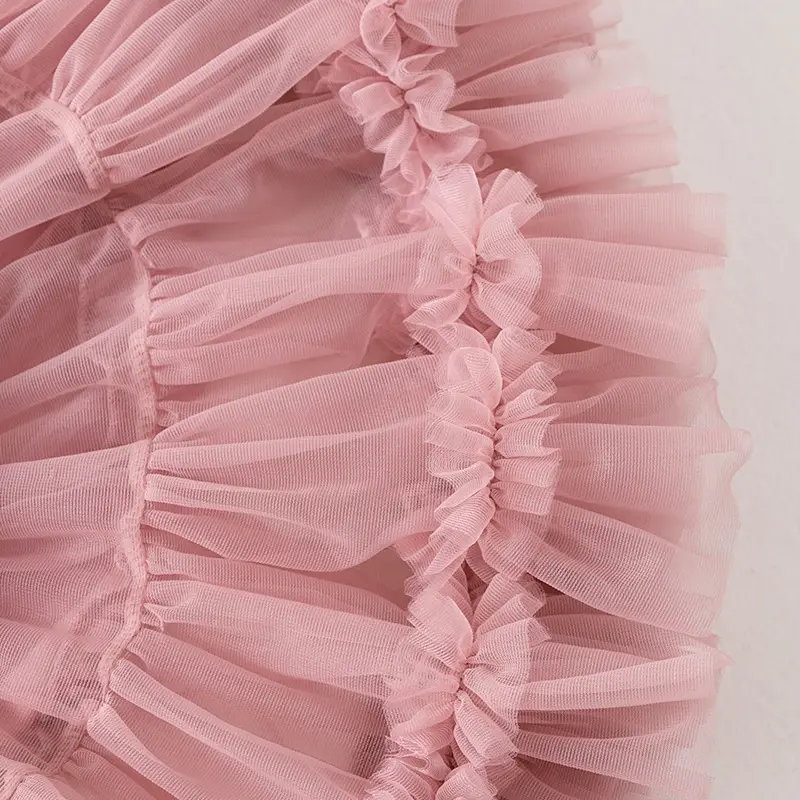 Princess Pink Ruffled Skirt for Girls One Year — feature 9