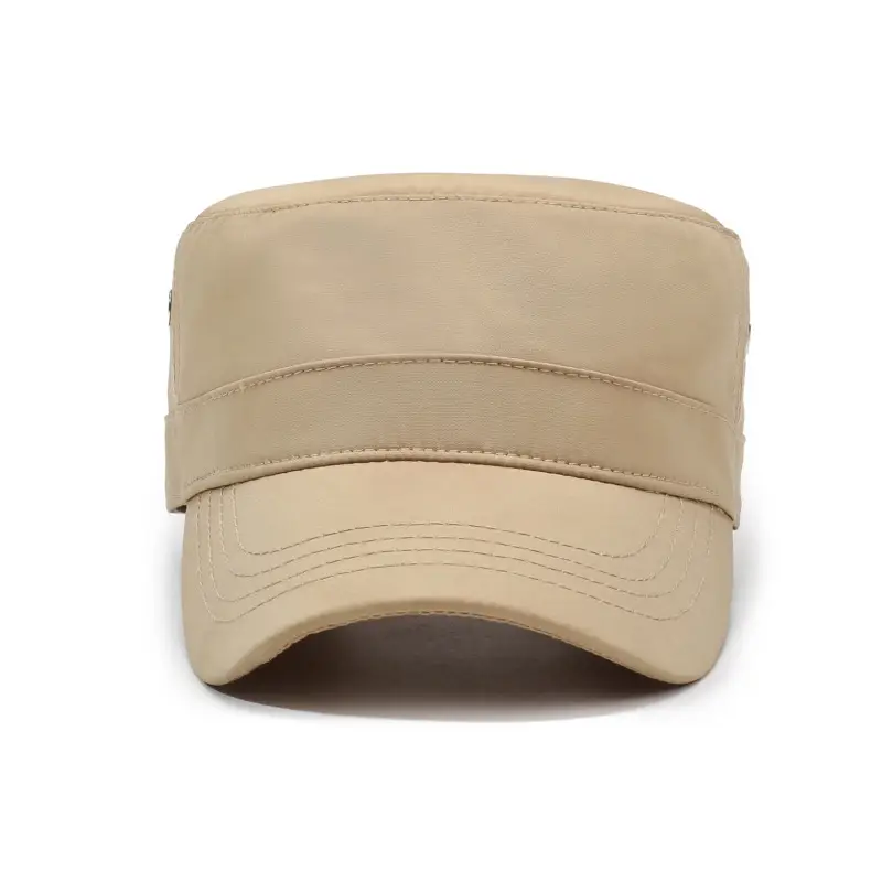 Men's Beige Peaked Visor Hat Spring Summer