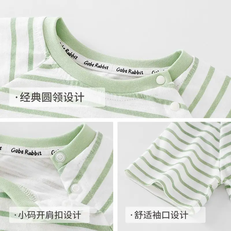 Baby Half-Sleeve T-Shirt Pure Cotton Summer for Boys - Image 6