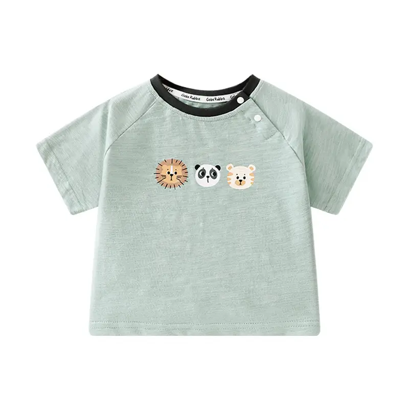 Baby Half-Sleeve T-Shirt Pure Cotton Summer for Boys - Image 9