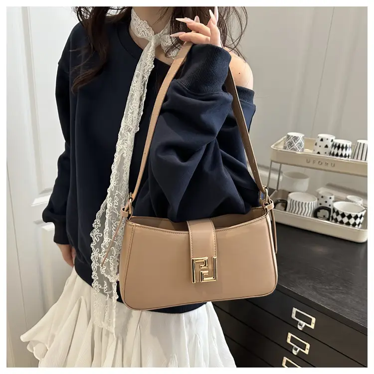 2025 New Fashion Shoulder Bag Niche Design Underarm Bag Distinctive Western Style — feature 12