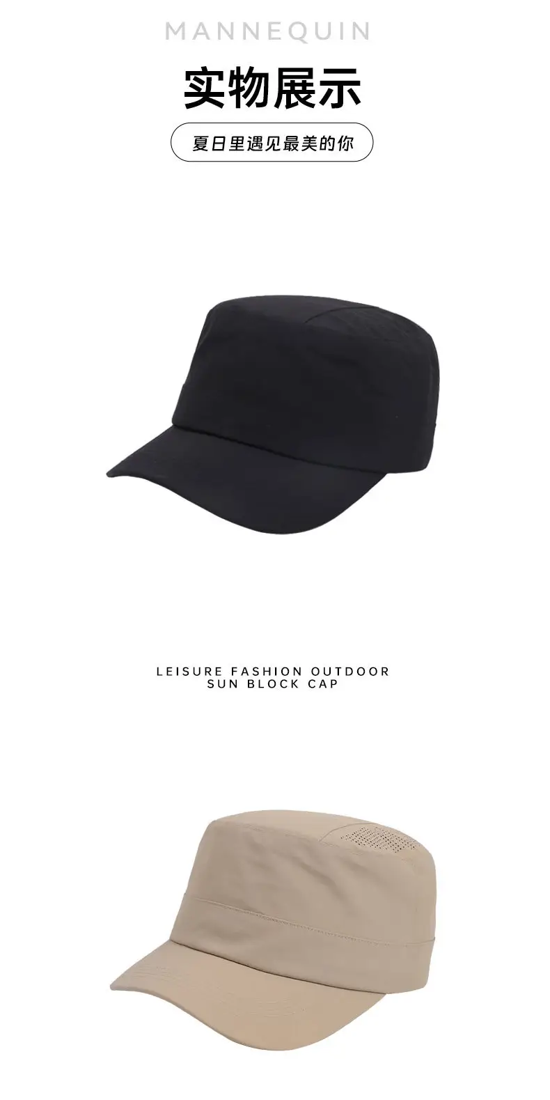 Women's Grey Mesh Sun Hat with Vent — feature 11