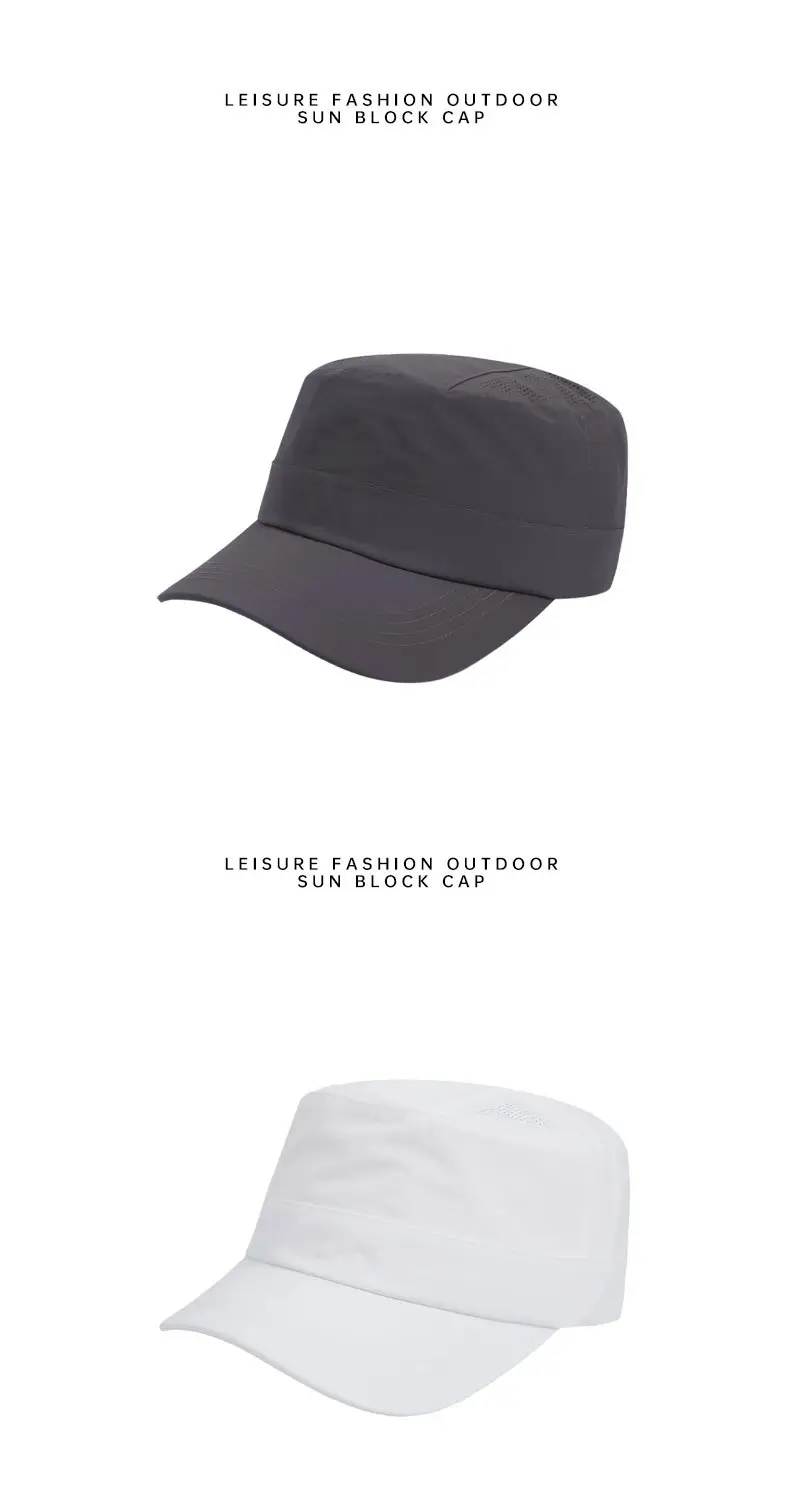 Women's Grey Mesh Sun Hat with Vent — feature 13