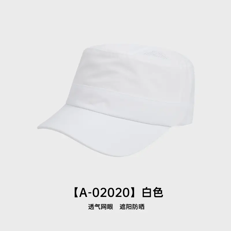 Women's Grey Mesh Sun Hat with Vent - Image 4