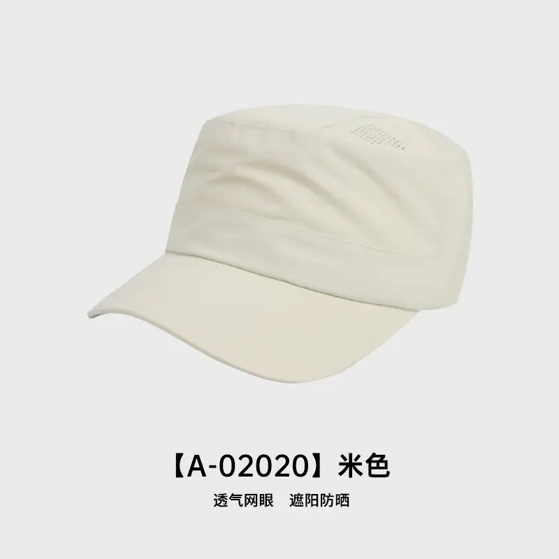 Women's Grey Mesh Sun Hat with Vent - Image 7