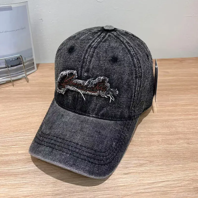Women Summer Sunshade Korean Letter Embroidery Baseball Cap — feature 26