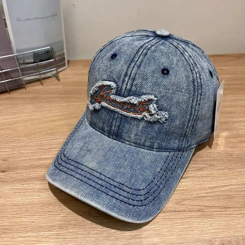 Women Summer Sunshade Korean Letter Embroidery Baseball Cap — feature 27