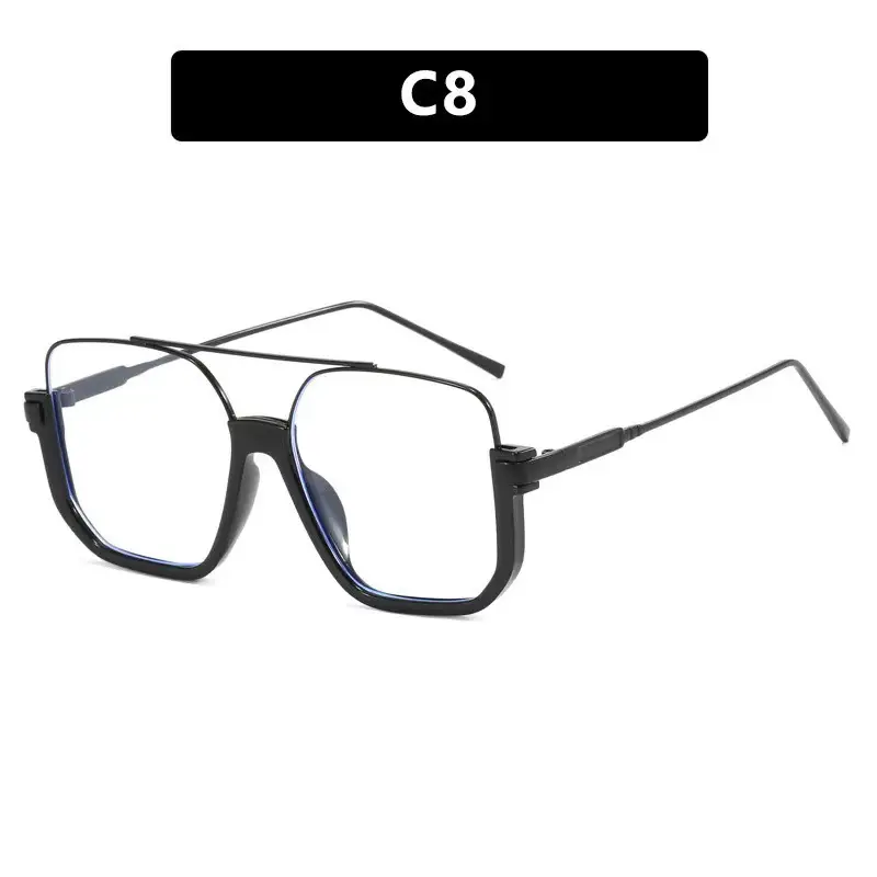 New Women's Large Frame Sunglasses with Pink Tinted Lens