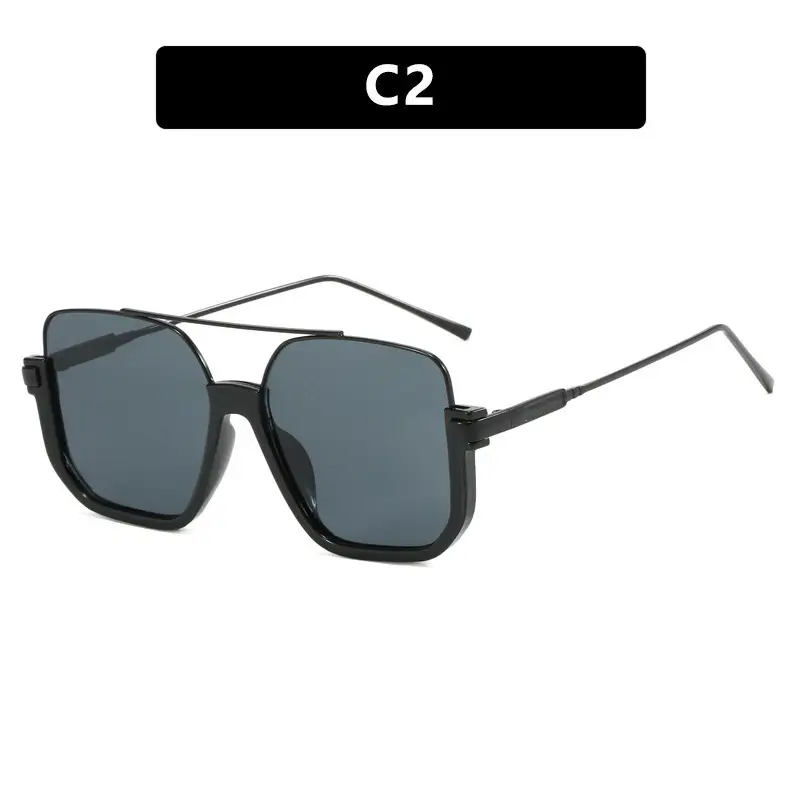 New Women's Large Frame Sunglasses with Pink Tinted Lens