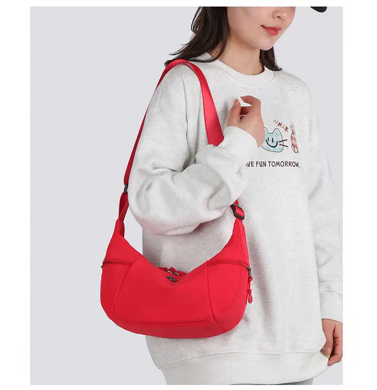 Red Crossbody Bag for Women Large Capacity Summer 2025 — feature 12