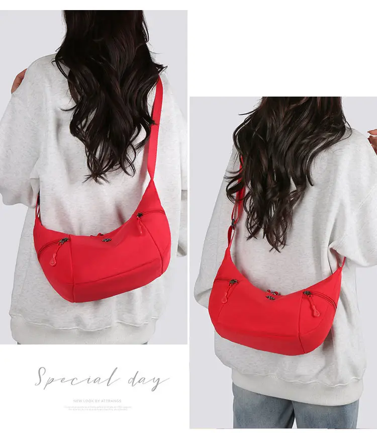 Red Crossbody Bag for Women Large Capacity Summer 2025 — feature 13