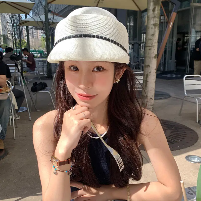Women Equestrian Hat British Fashion Summer Outdoor Thin Breathable - Image 8