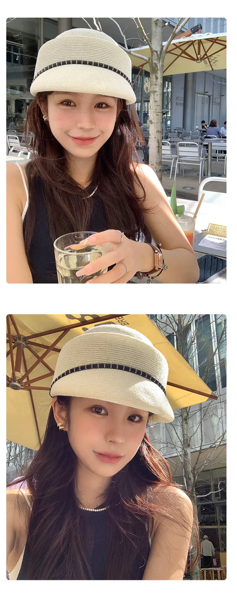 Women Equestrian Hat British Fashion Summer Outdoor Thin Breathable — feature 9